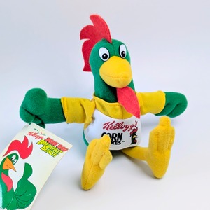 ☆VINTAGE 1997☆【 Kellogg's / ケロッグ 】「Bean Bag Breakfast Bunch」シリーズ『 コーネリアス / コーニー 』ビーンぬいぐるみ / プラッシュ〚アメリカン雑貨 アメトイ〛