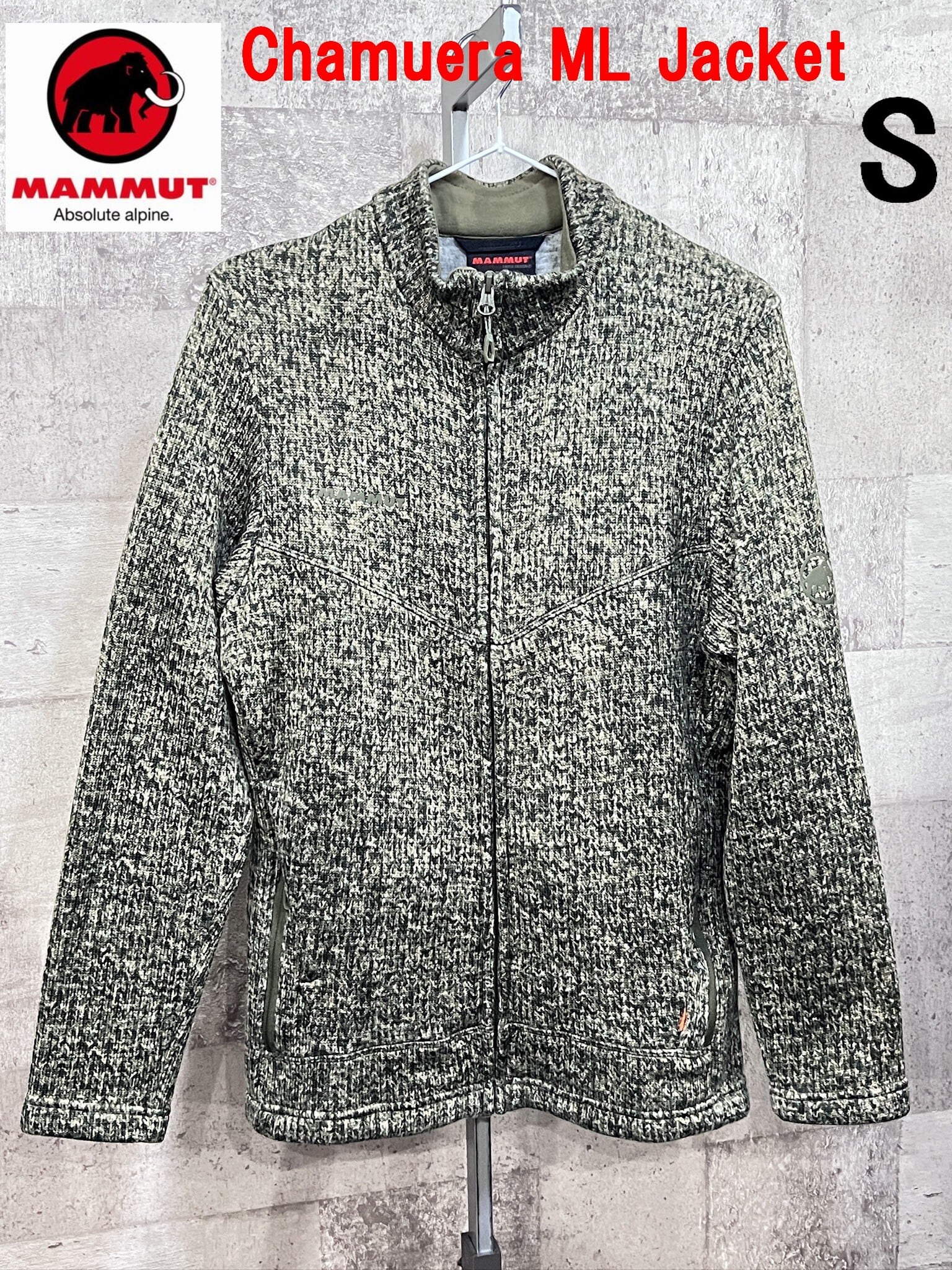 美品 マムート CHAMUERA ML JACKET ニットフリースジャケット ASIA/S MAMMUT カムエラ シャムエラ チャムエラ 美品 マムート CHAMUERA ML JACKET ニットフリースジャケット ASIA/S