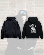 KRAKEN BLACK ZIP HOODIE