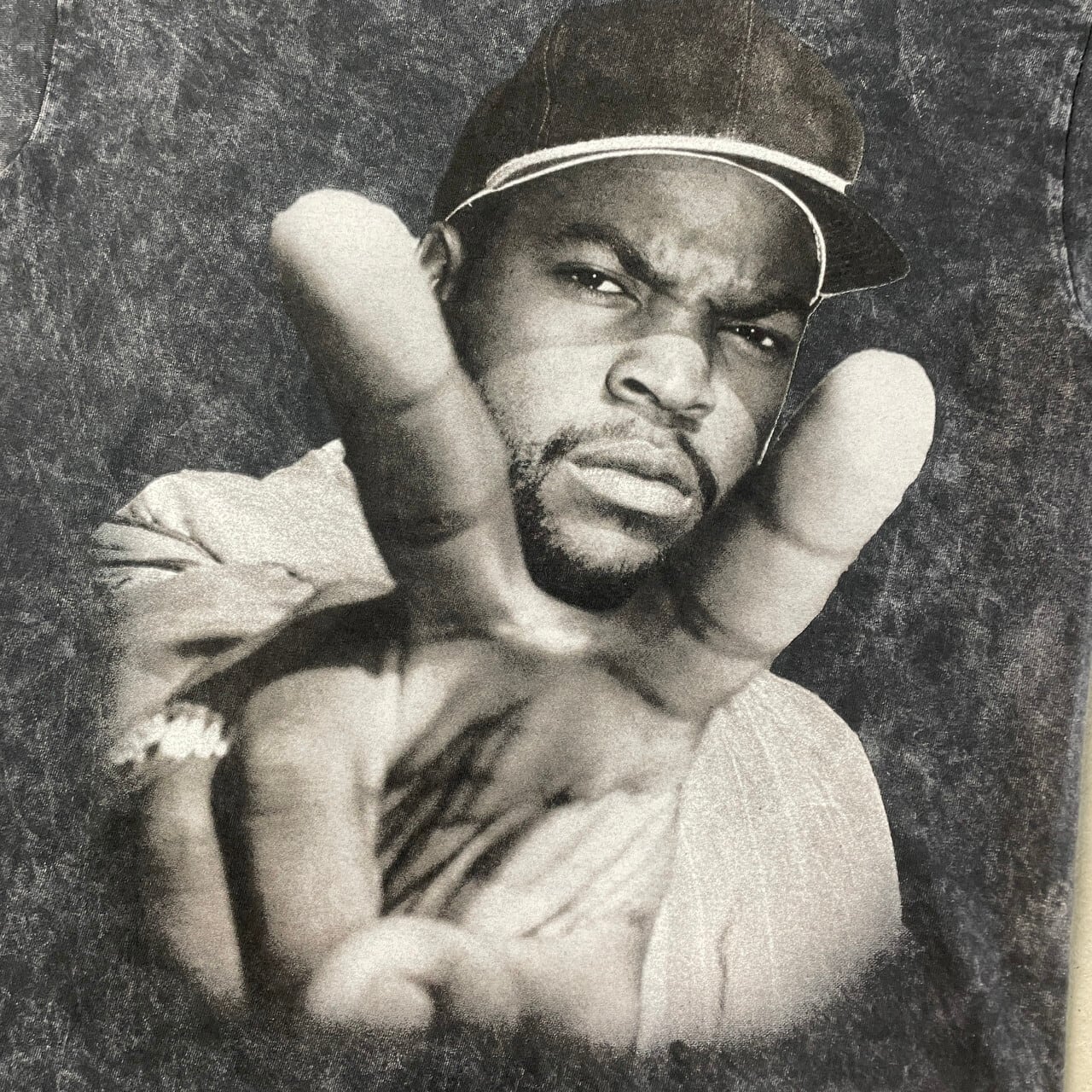ICE CUBE アイスキューブ タイダイ ラップTシャツ メンズM 古着 