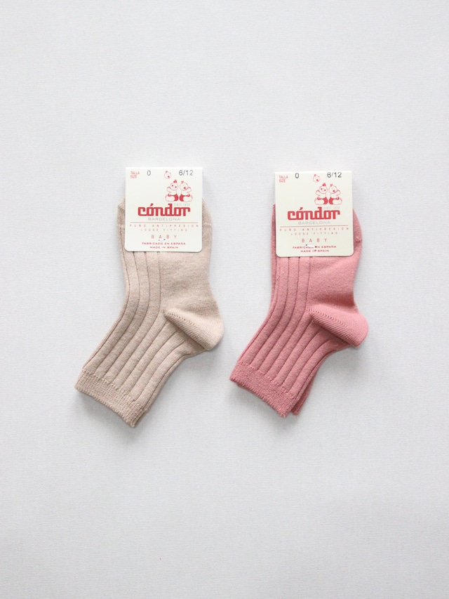 Condor RIBBED COTTON SHORT SOCKS   126 316   0 2size