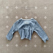 韓国子供服 / 26Autumn / 〖取寄〗Melikey / ナチュラルレースカーディガン / 女子服 *XS~JM*