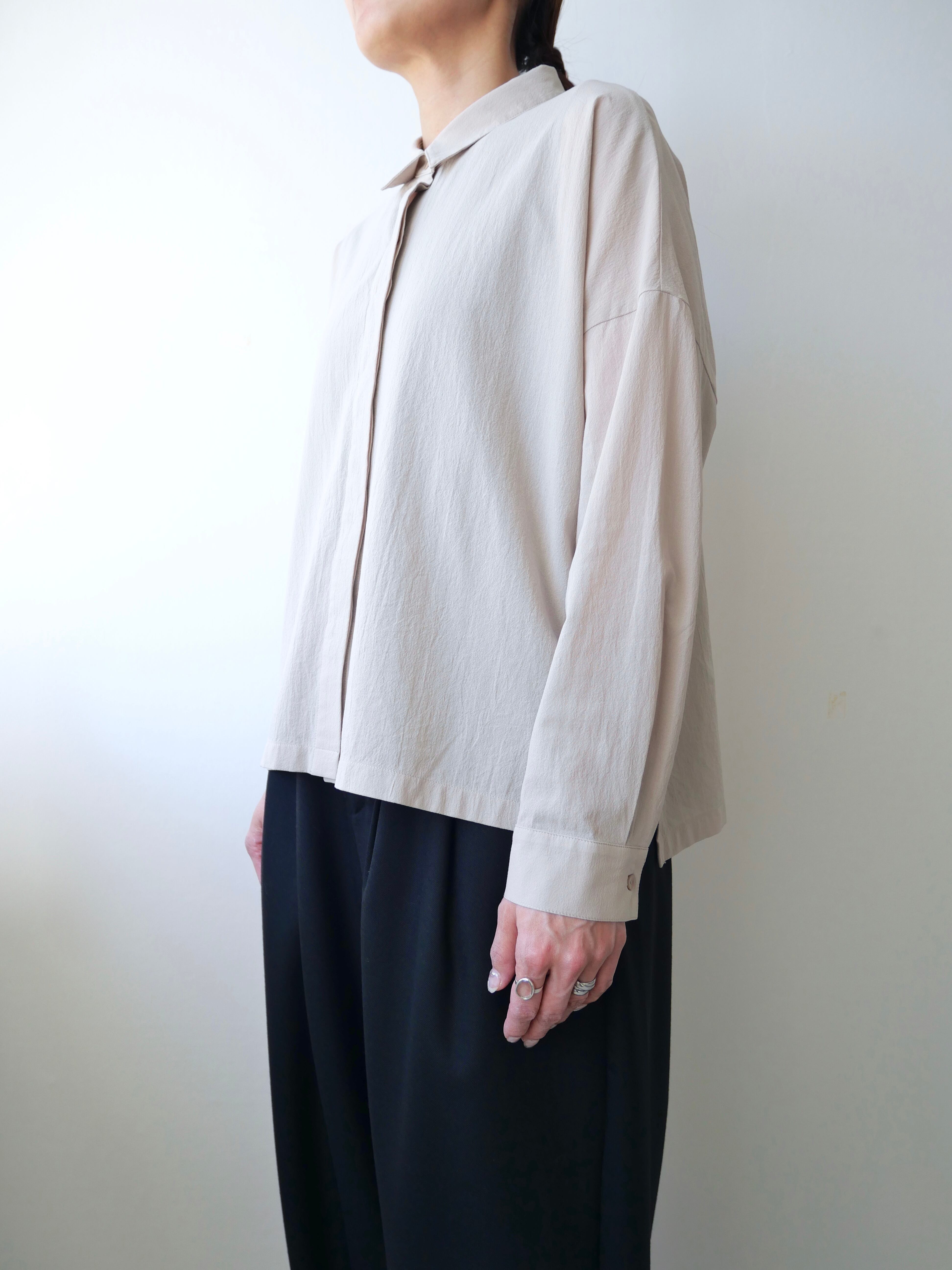 evam eva / cotton shirt | t a - n a