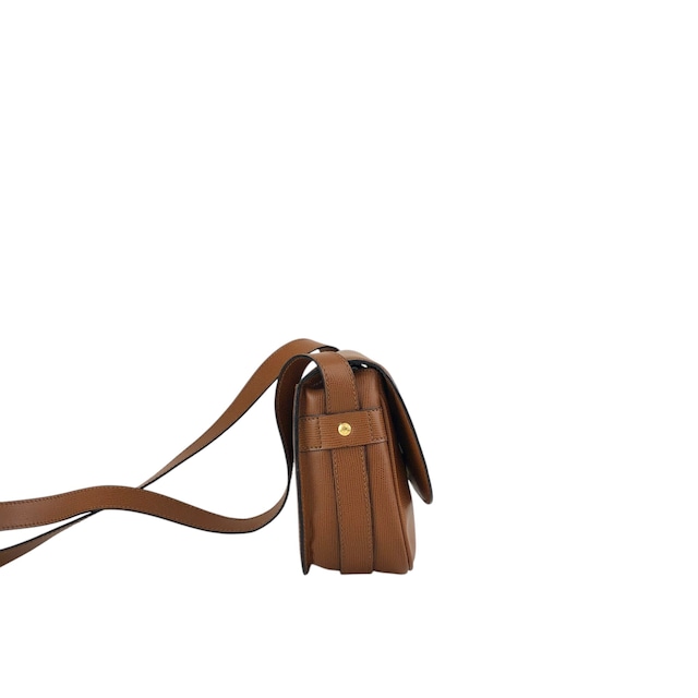 CELINE セリーヌ ショルダーバッグ ブラウン サークルロゴ レザー vintage ヴィンテージ オールド p88a4y