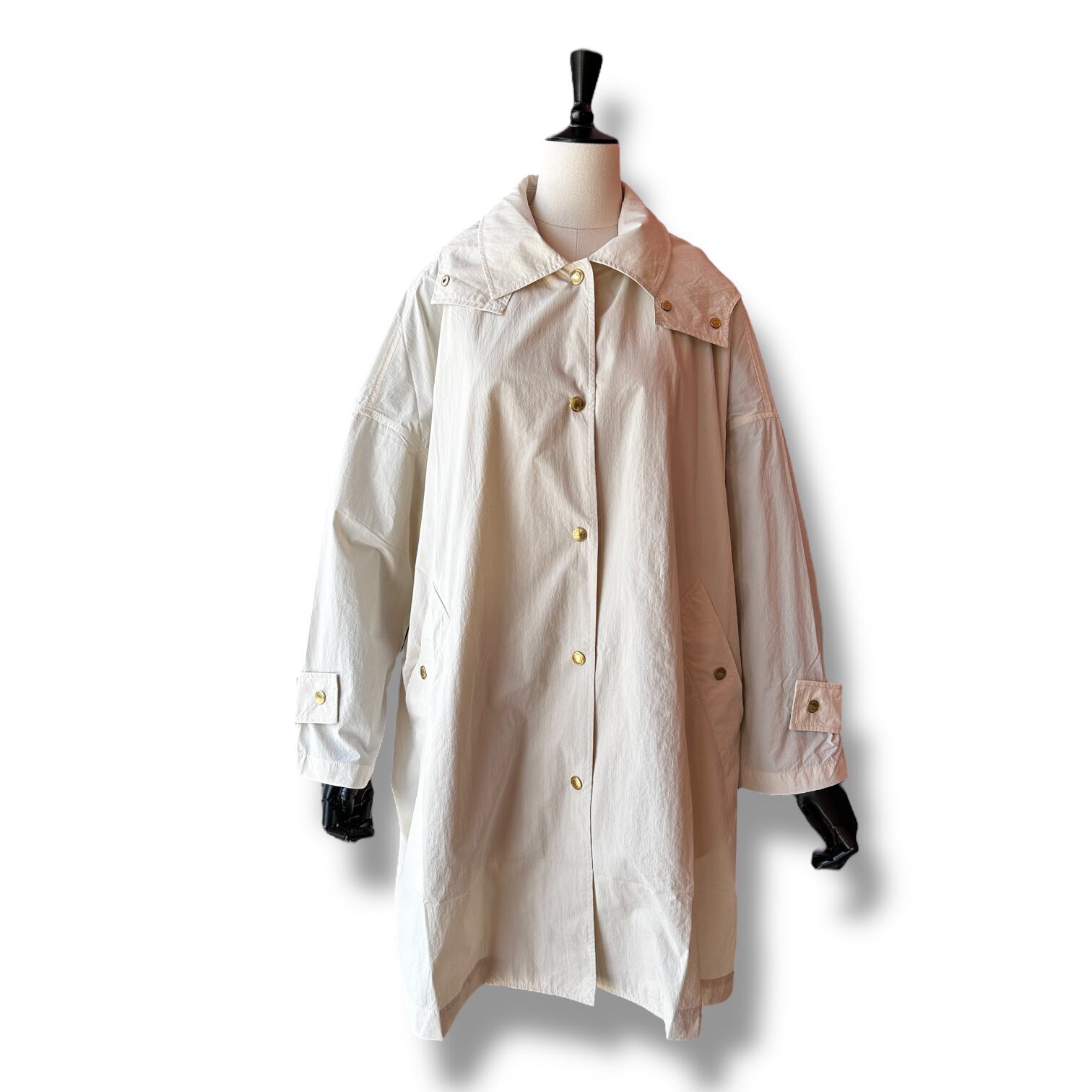 Women's PACKABLE MALTON HOOD-White【Traditional WeatherWear