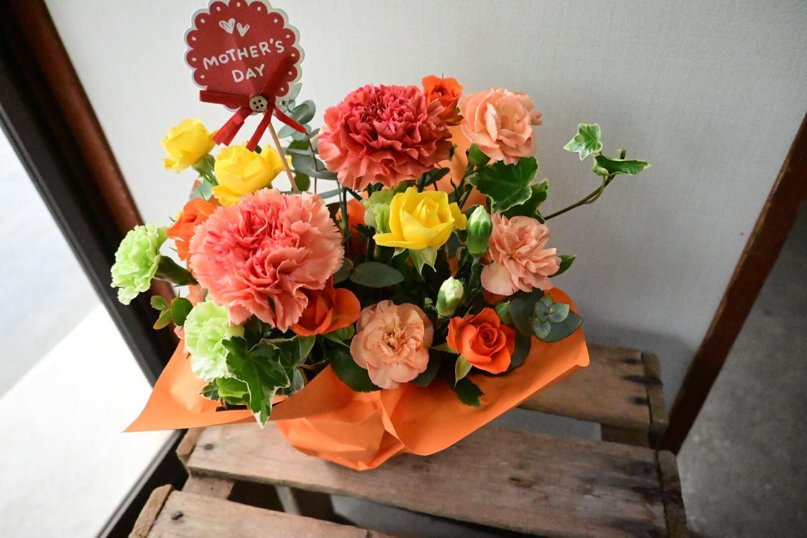 ナチュラルな草花系（花束・アレンジ） 配達代込5500円 | 兵庫県丹波