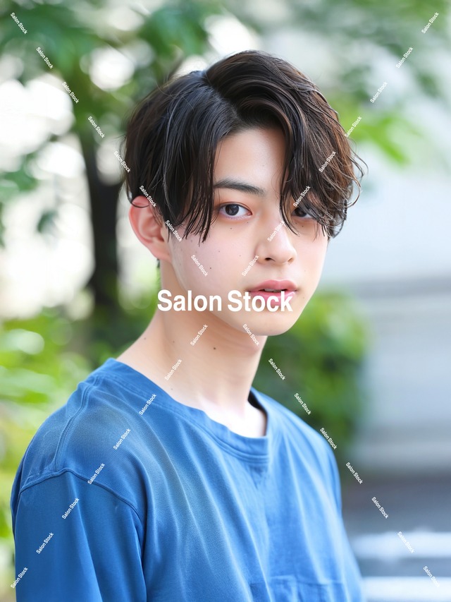 【メンズ】七三ニュアンスパーマ