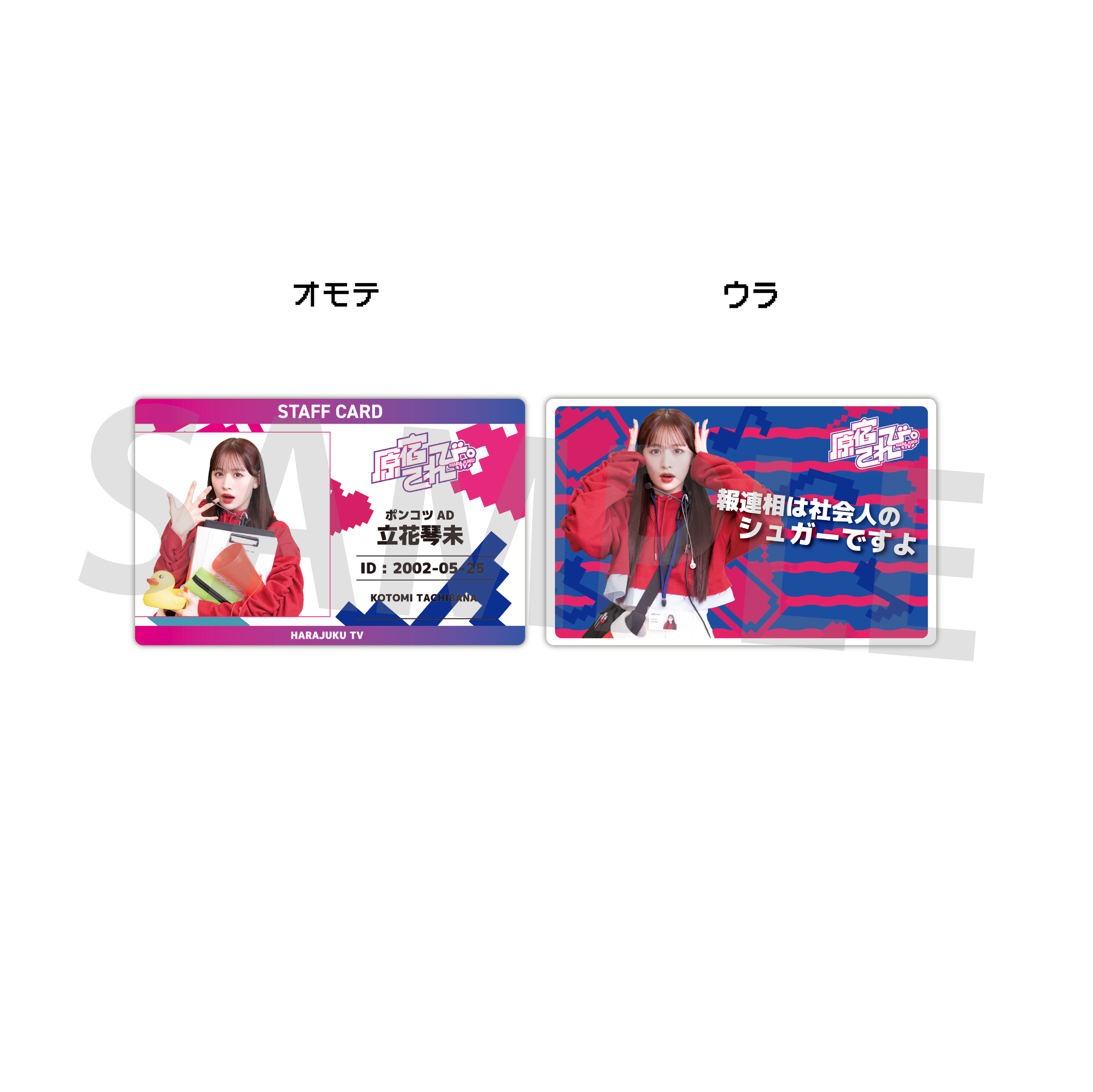 ランダム】社員証風カード2枚セット(ノーマル10種＋レア10種 全20種