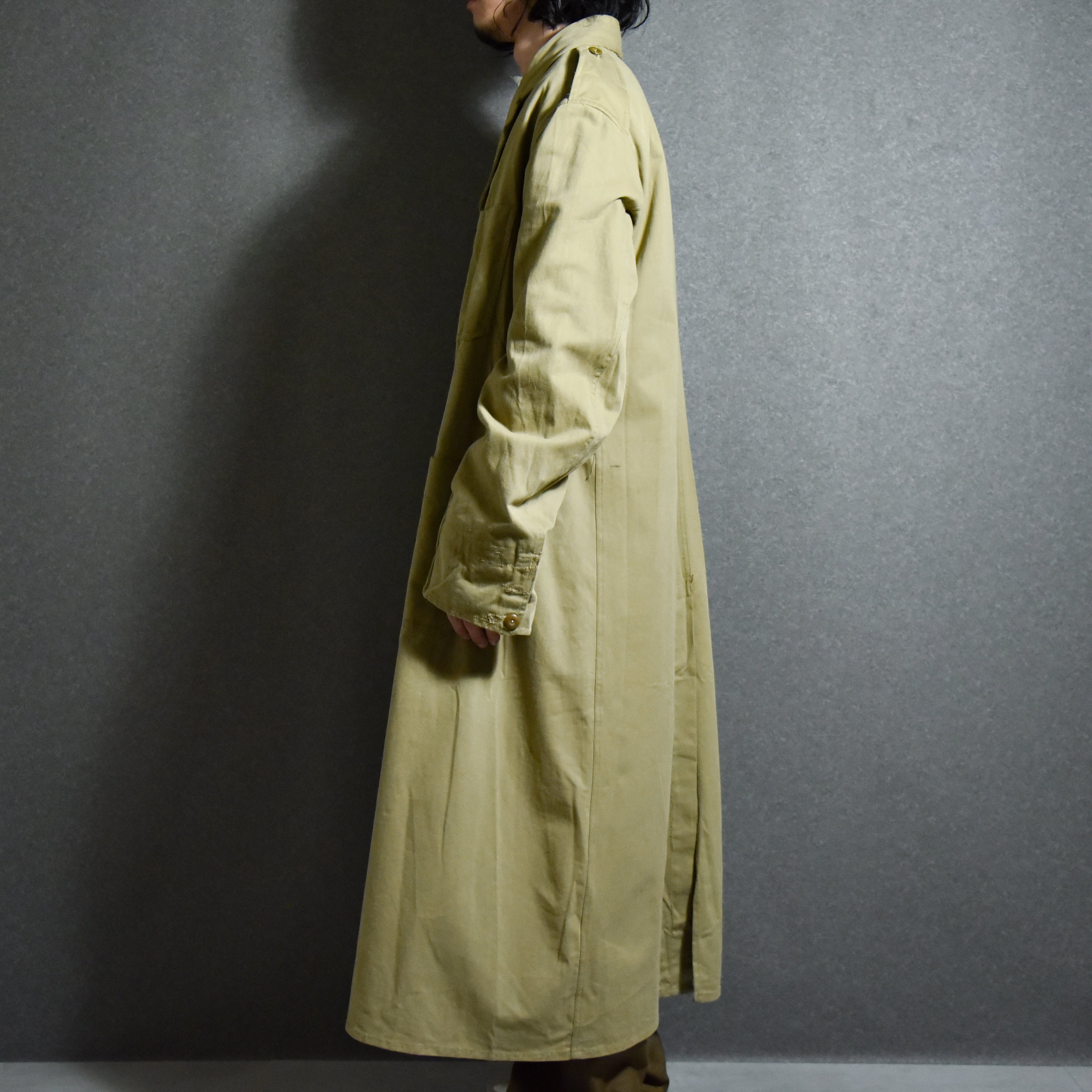 40s British Army Cotton T will Work Coat イギリス軍 コットンツイル