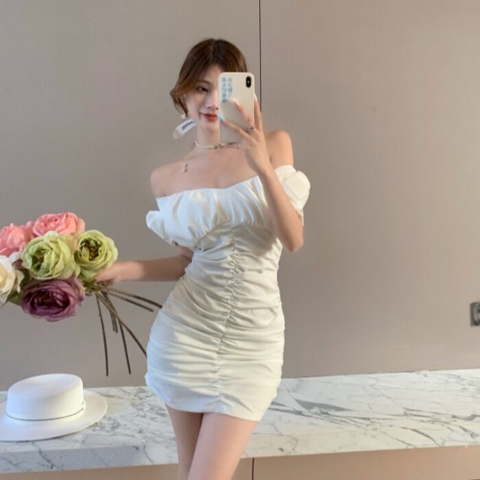 スリーブスカート カジュアルサマードレス 夏物 ドラファッションホール8222462429