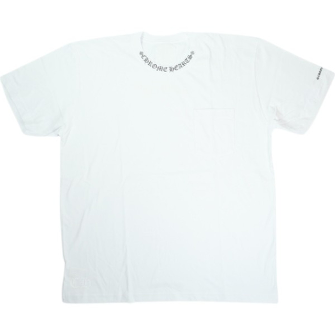 Size【XL】 CHROME HEARTS クロム・ハーツ NECK LOGO SS T-SHIRT WHITE 