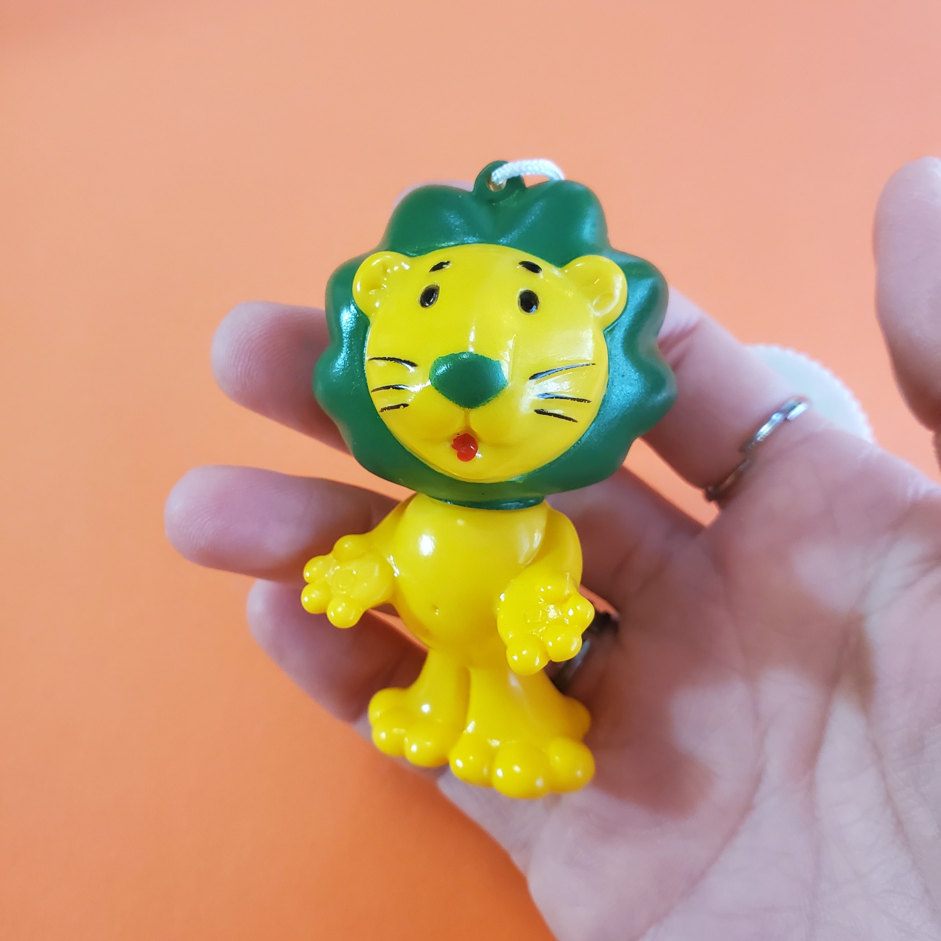 ラスト】✩ライオンちゃんソフビキーホルダー✩ 1P | レトロ雑貨屋いゆ