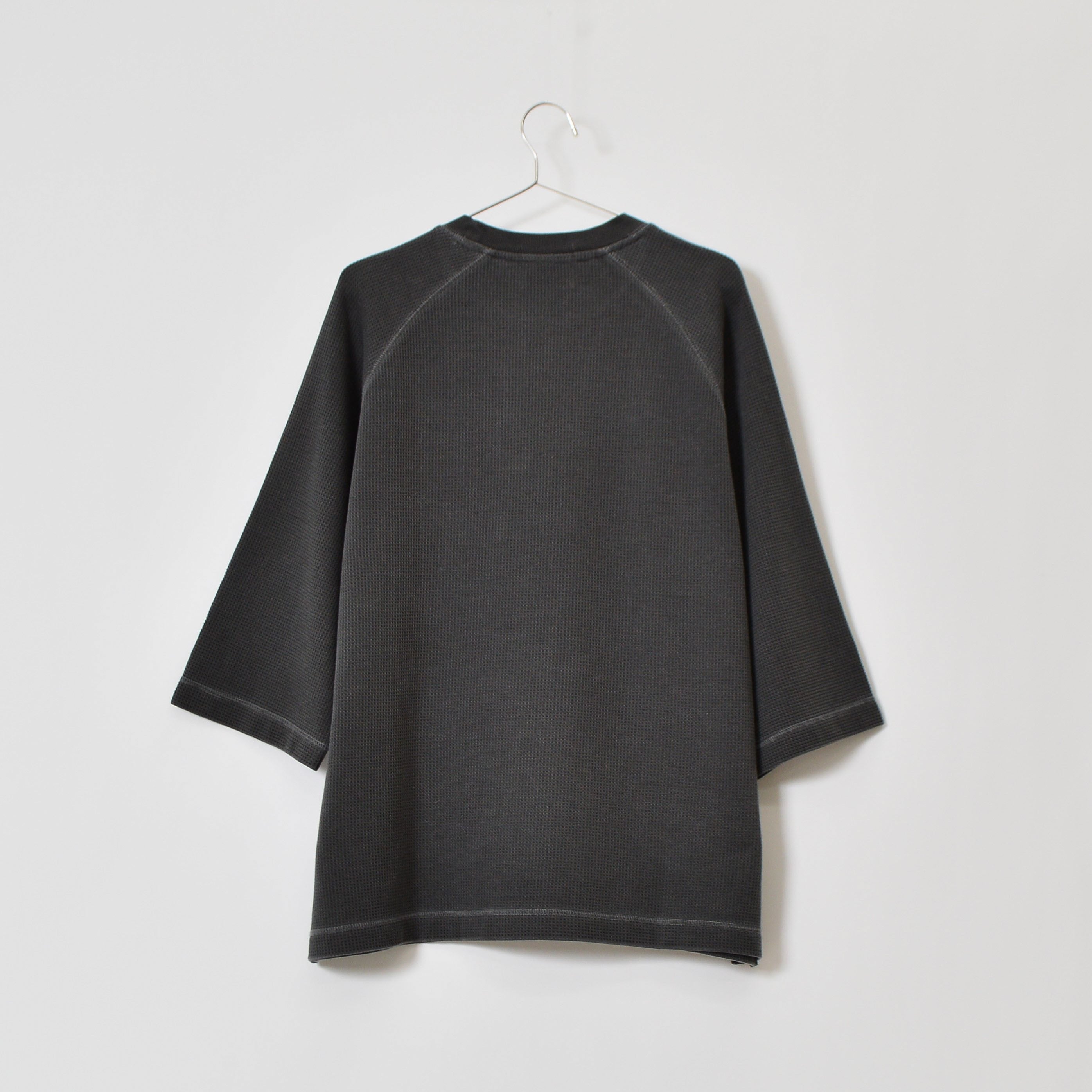 ピグメントワッフル ラグランロゴ刺繍Tシャツ | Sunny Smith ～SURF n