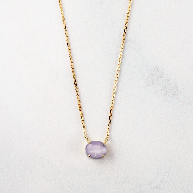One n' Only / Star Sapphire Necklace（N240-PSS）