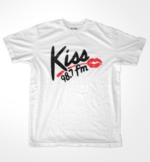 98.7 KISS FM  Throwback T-Shirts WT