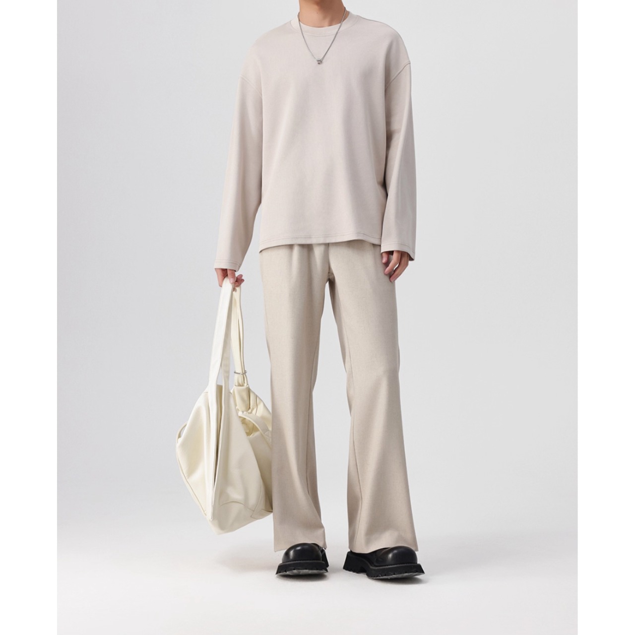 クルーネック レギュラースウェットシャツ af0423