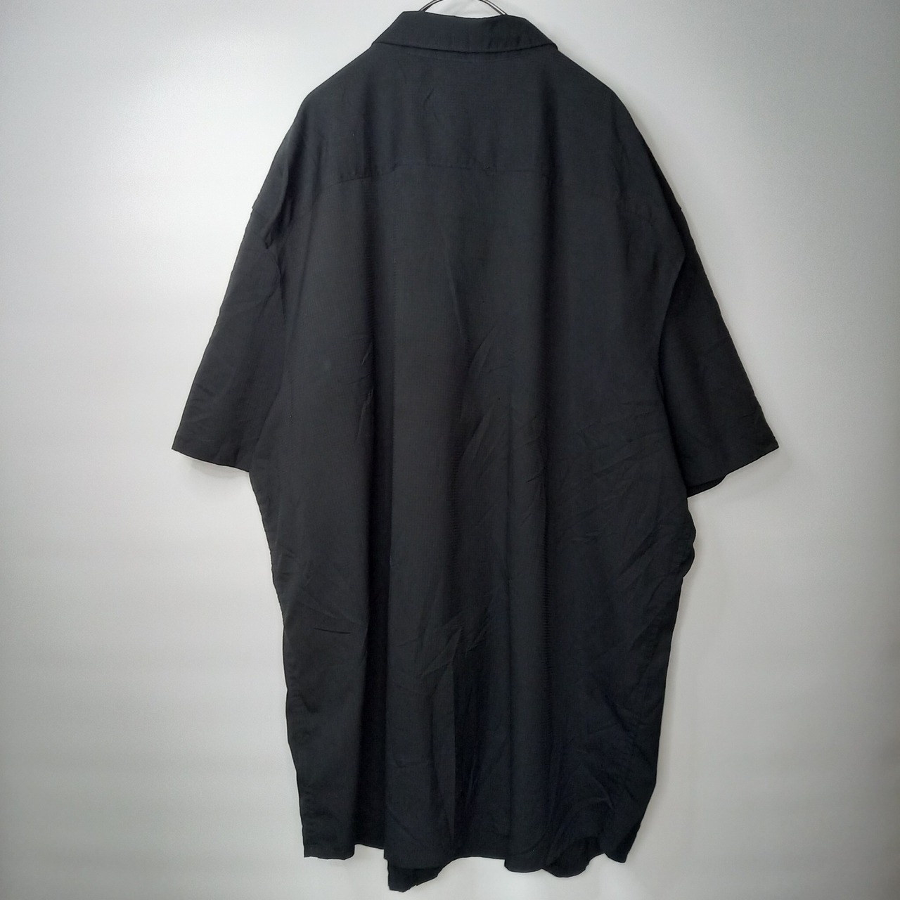 コロンビア　OMNI-WICK　ワークシャツ　半袖　オーバーサイズ　ブラック