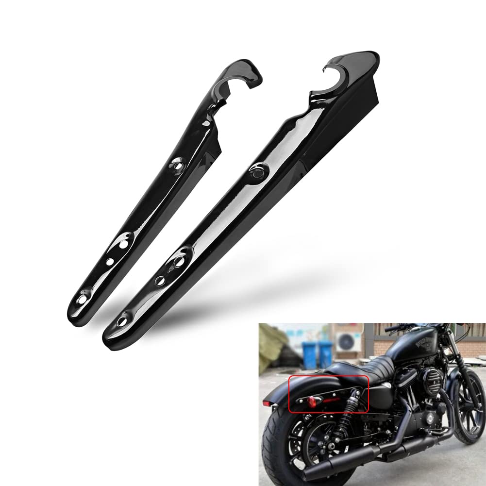 TooHR バイク用 リアフェンダーウインカー ブラケット メタル製 サポートブラケット ハーレーダビッドソン スポーツスター用 XL883 1200 48 72モデル対応 ブラック