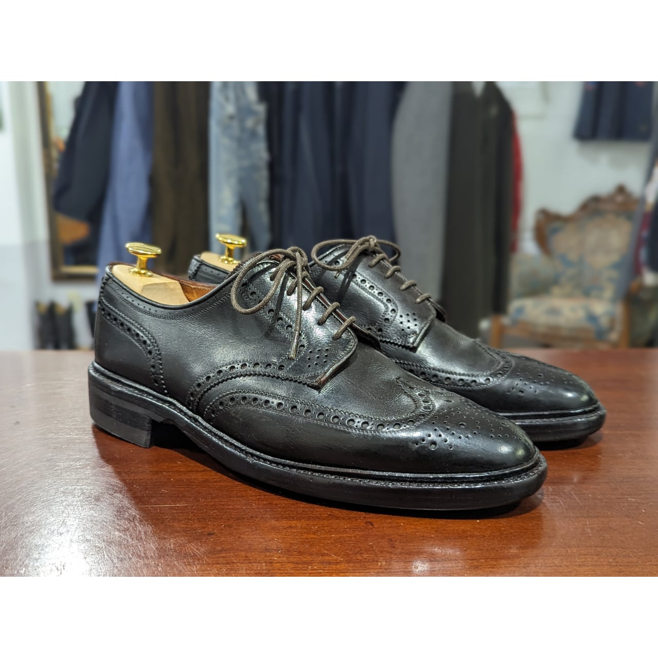 CROCKETT&JONES クロケット＆ジョーンズ ウィングチップ ダーク 