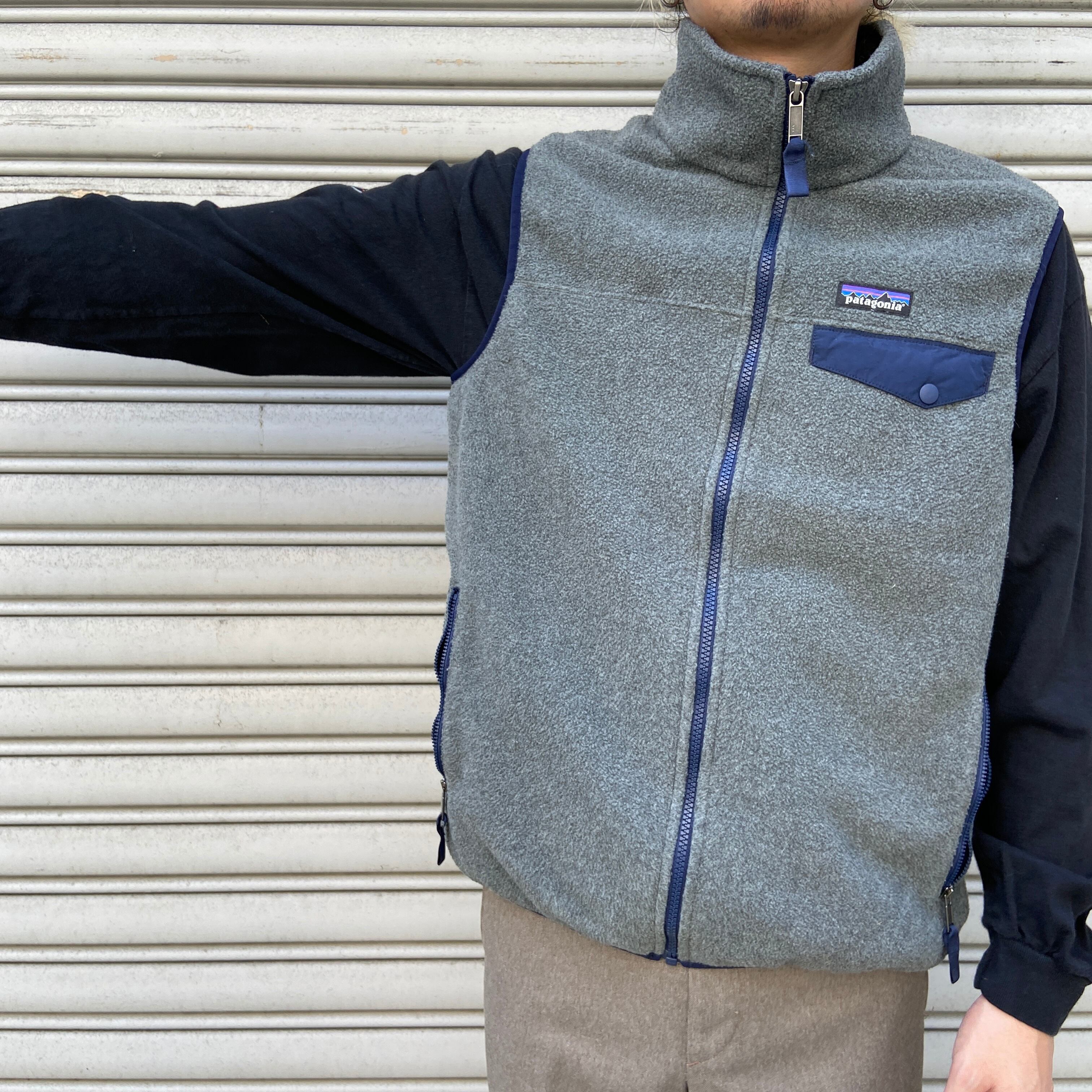 patagonia パタゴニア シンチラフリースベスト 16年製 グレー M | 古着
