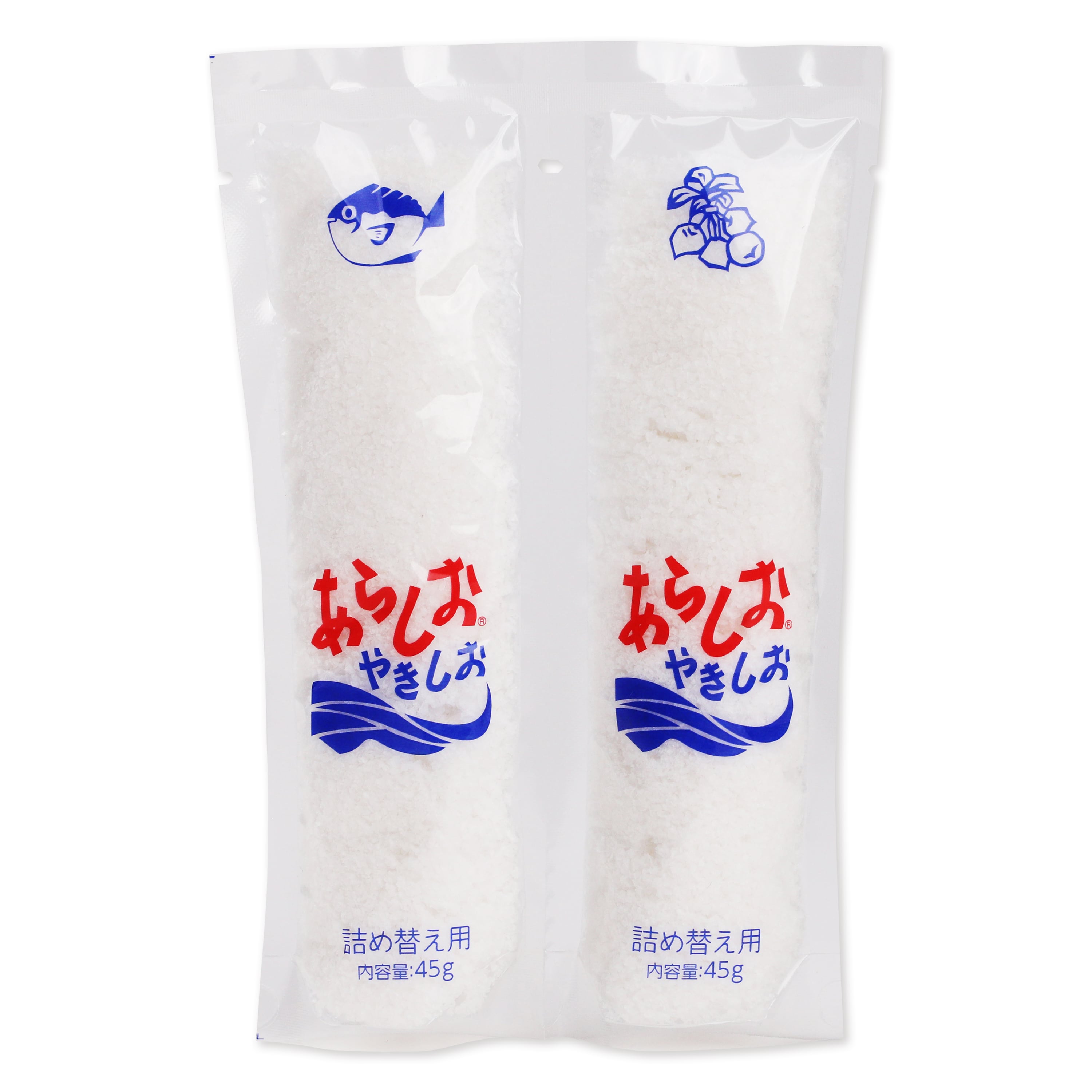 塩 ページ あらしお やきしお 45g*2 | 塩の老舗 汐 彦