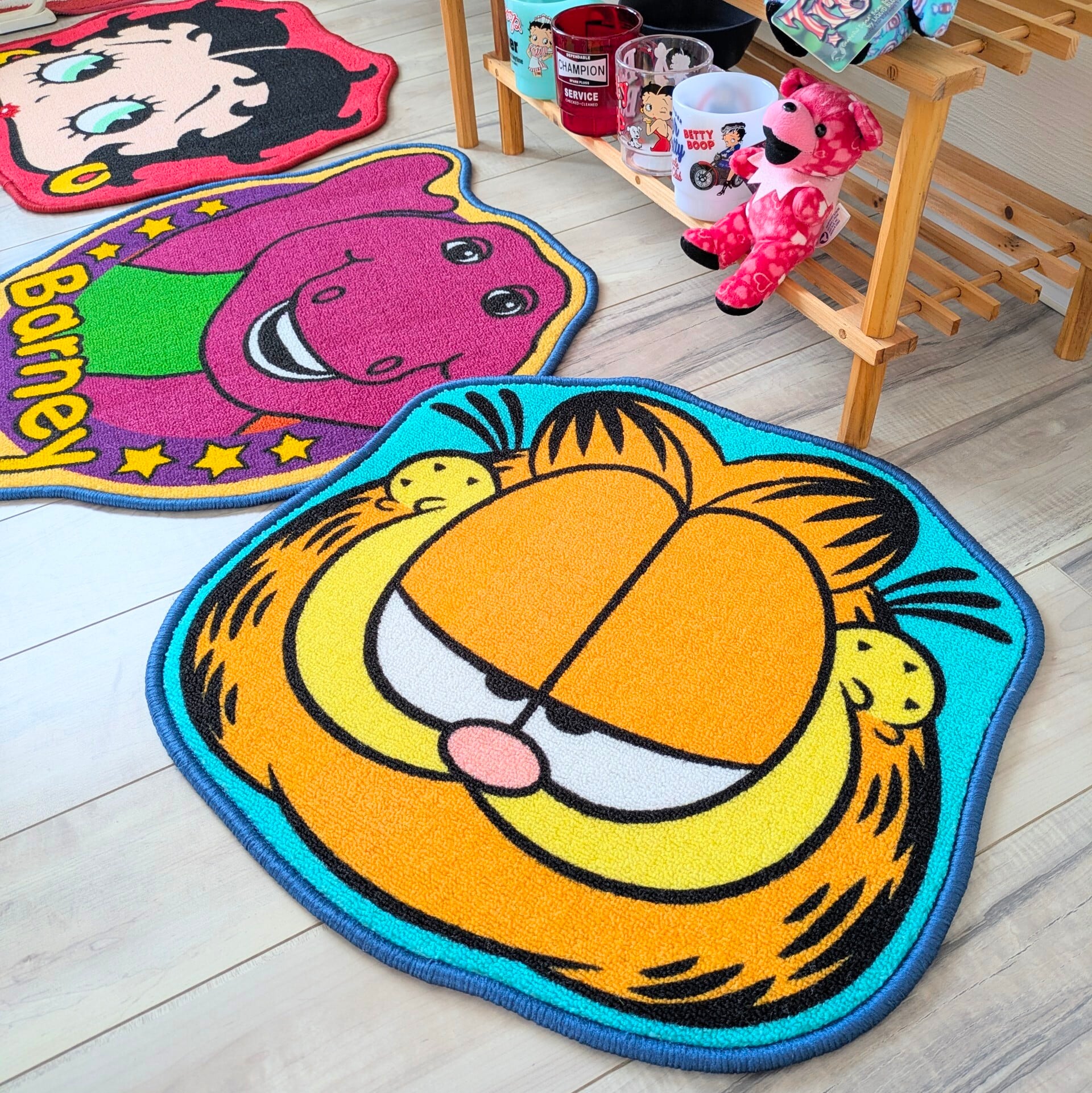 ♧【 Garfield（ ガーフィールド ） 】American Small MAT ( 裏面滑り止め加工 ) / フロアマット / ふかふかマット / トイレ / バス / エントランス 〚アメリカン雑貨 アメトイ〛