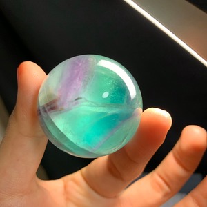 スフィア  ブルーグリーンフローライト