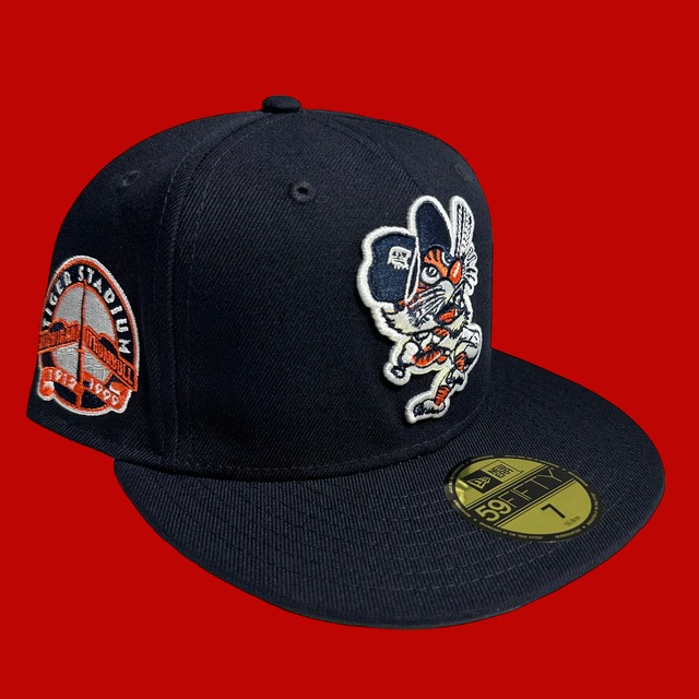 Detroit Tigers Tiger Stadium New Era 59Fifty Fitted / Navy (Gray Brim)