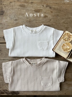 【Aosta】バターブックTシャツ