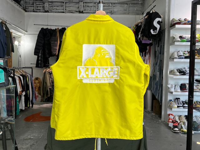 XLARGE EMBROIDERY OG COACHES JACKET YELLOW LARGE 01173517 11684