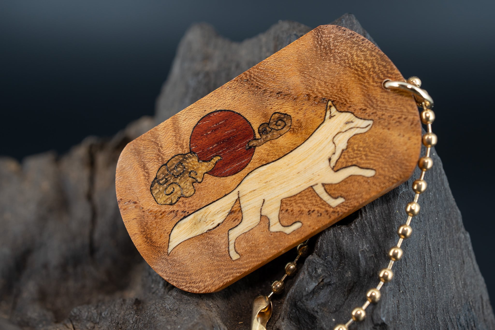 ランナー様　金杢犀　ドッグタグセット ランナー様 金杢犀 ドッグタグセット アクセサリー | 木軸ペン