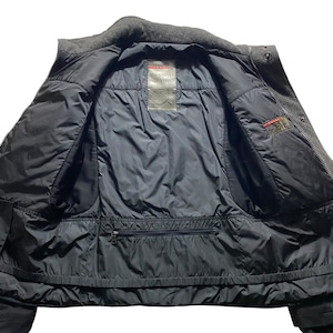 PRADA SPORT nylon switching wool blouson