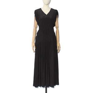 GATHERED DRAPE DRESS