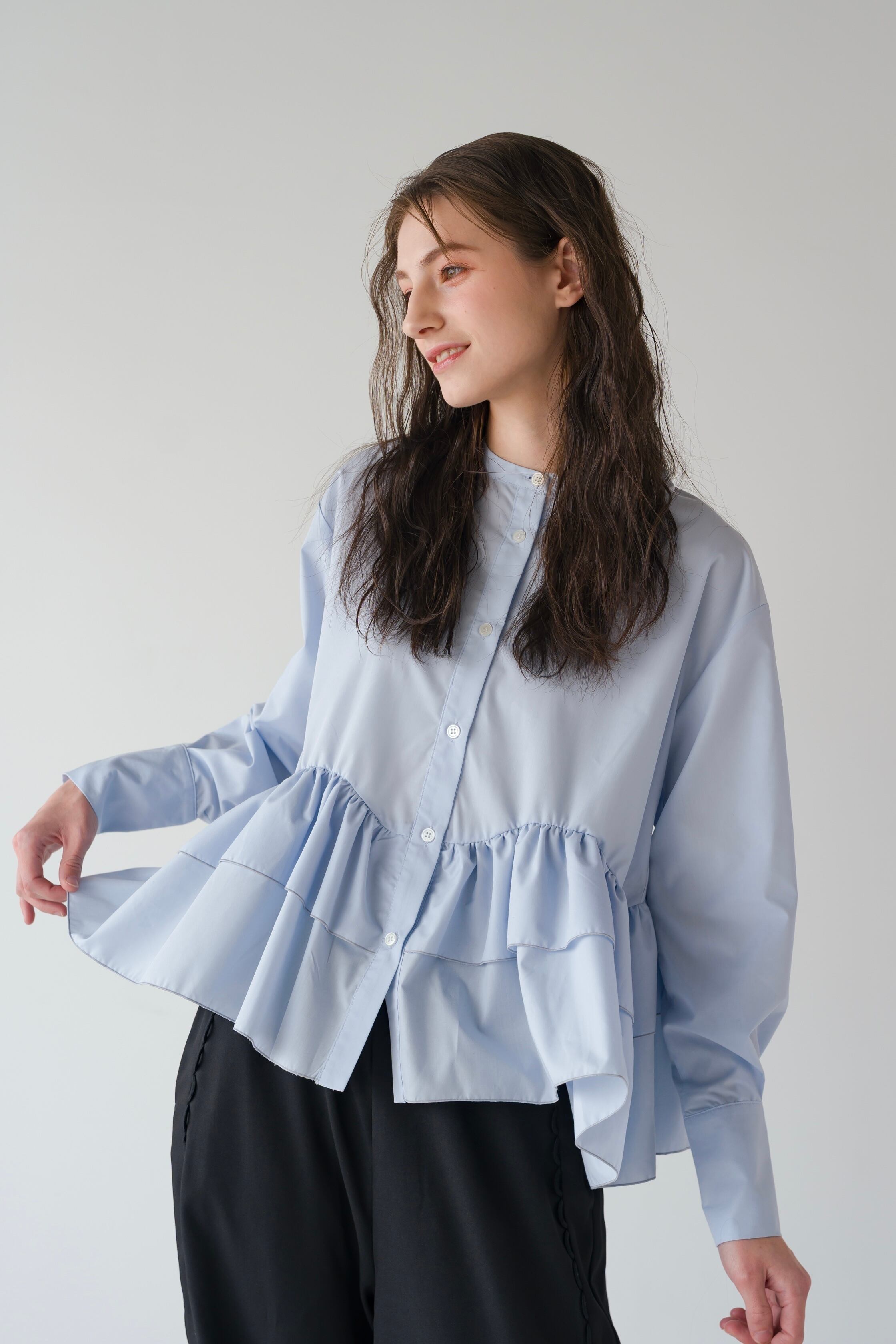 フリル　ブラウス hholic frill collar blouse – hholic