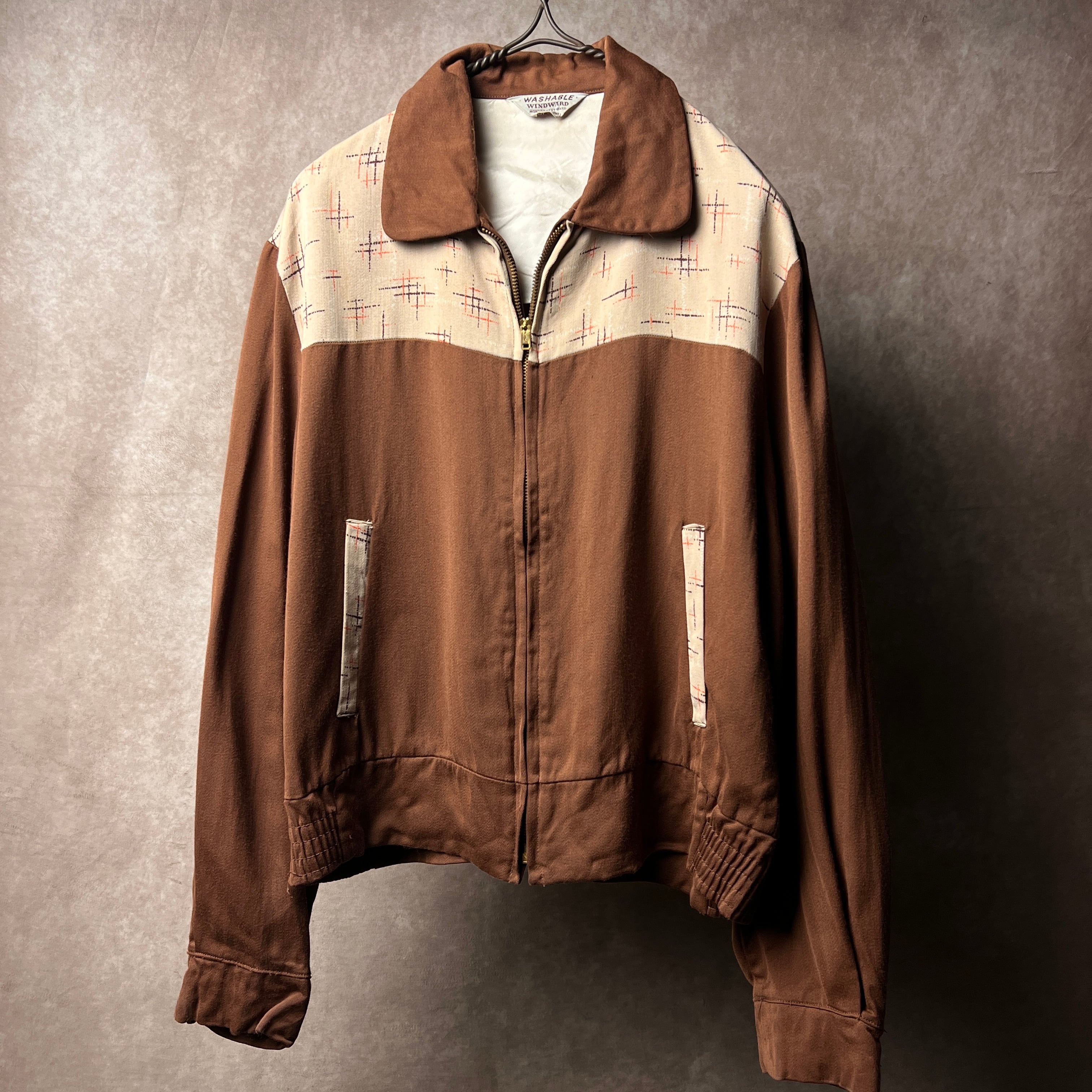 1960's GABARDINE WORK JACKET NAVY 60年代 ギャバジン ワーク