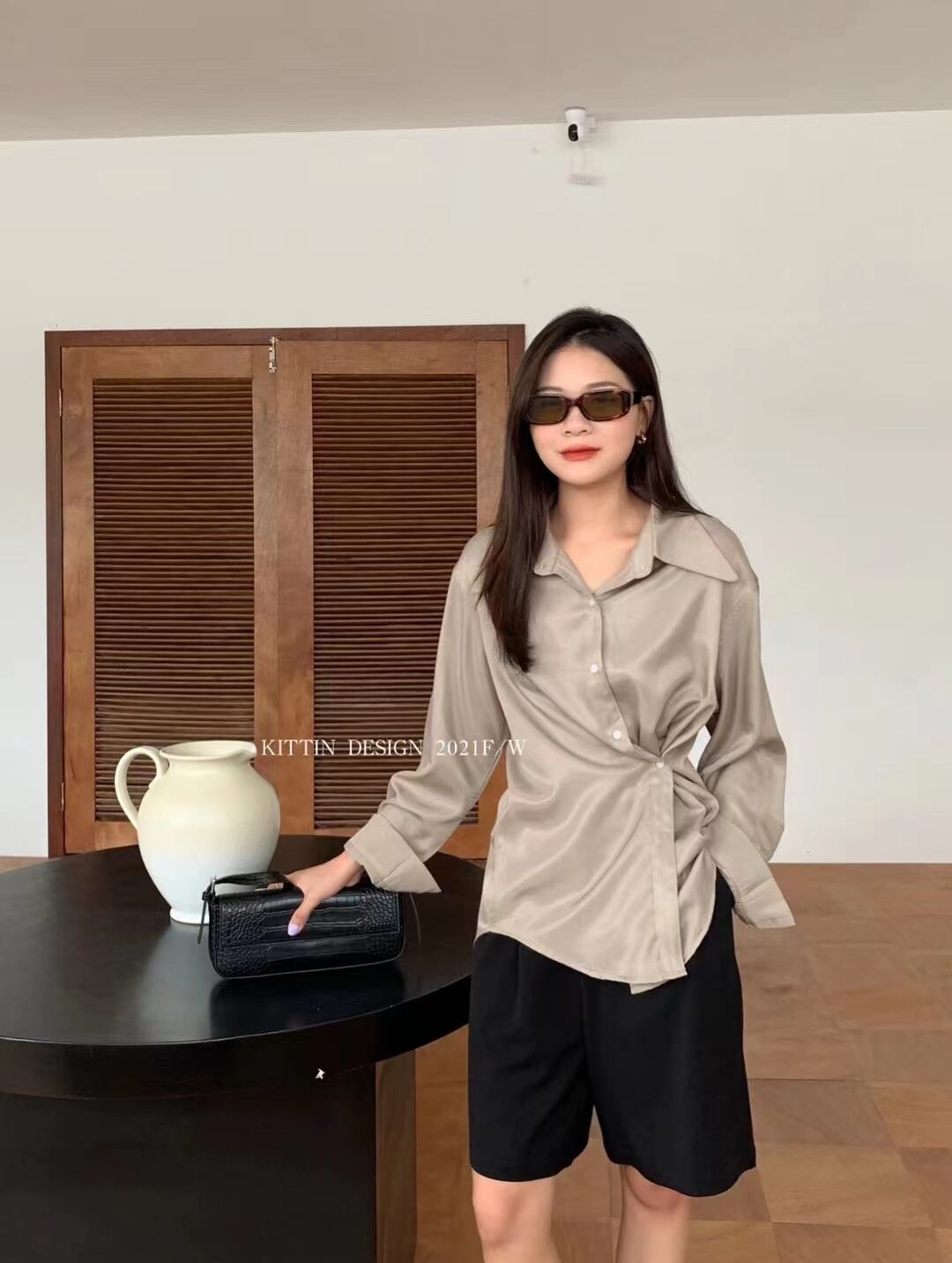 艶感デザインブラウス　AJ2085-770