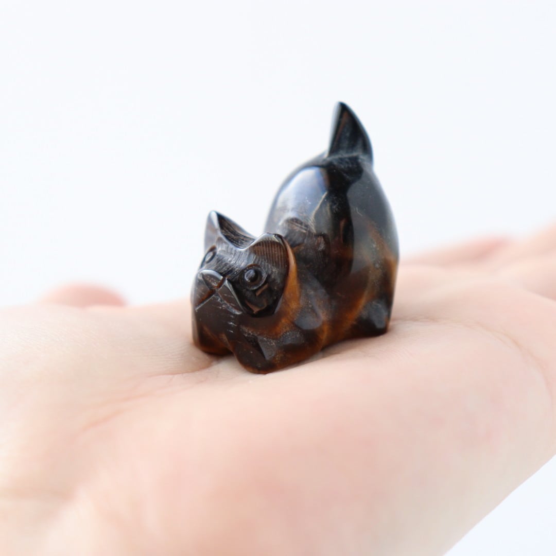 動物彫刻付き天然石　パンダ石 動物彫刻付き天然石 パンダ石 動物彫刻付き天然石 パンダ石