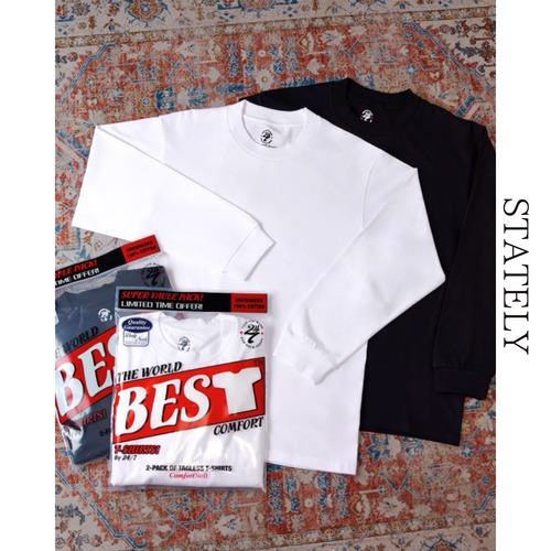 ロングスリーブパックTシャツ/2color_T137 画像