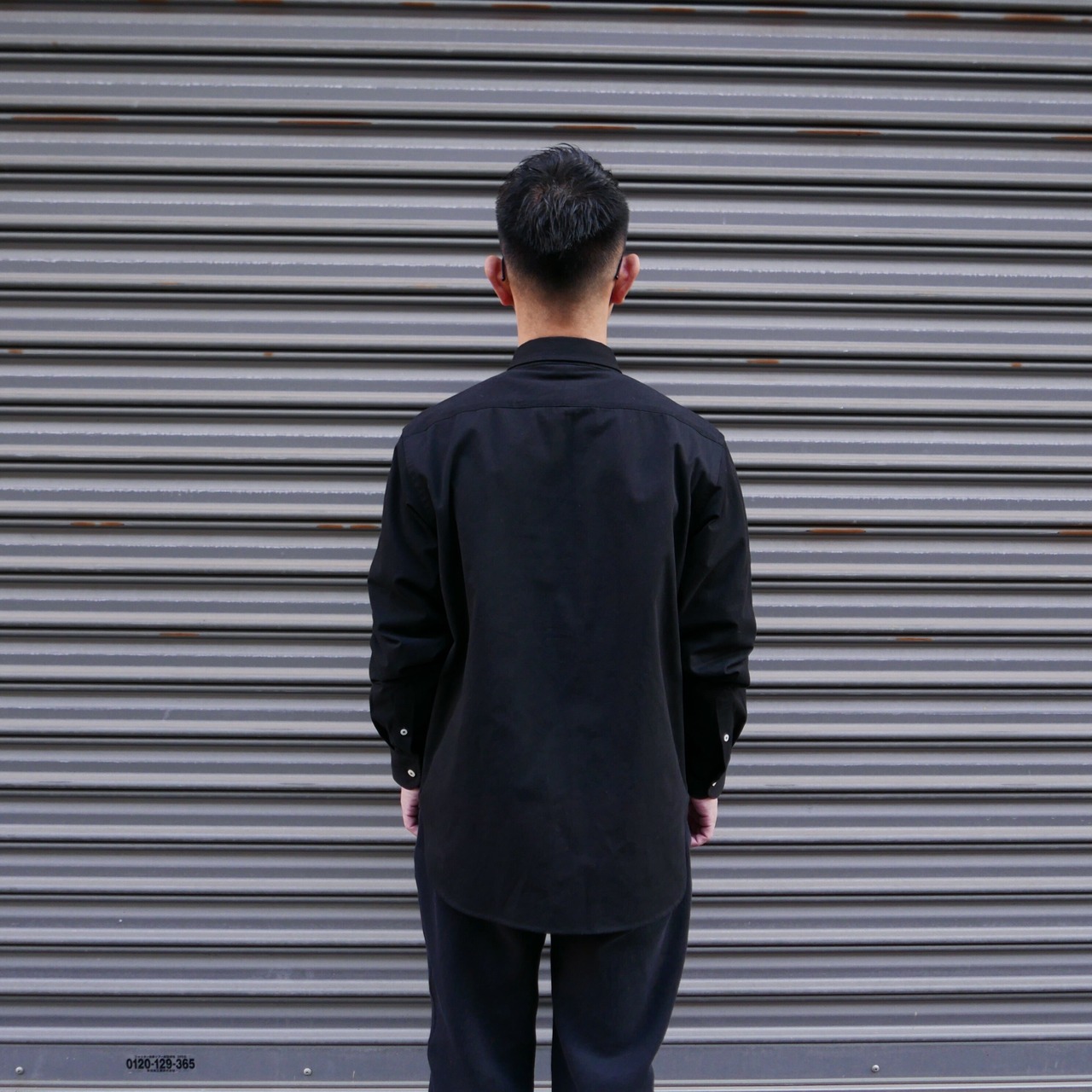 ( BLACK ) CHIEF OFFICER CHECK SHIRTS