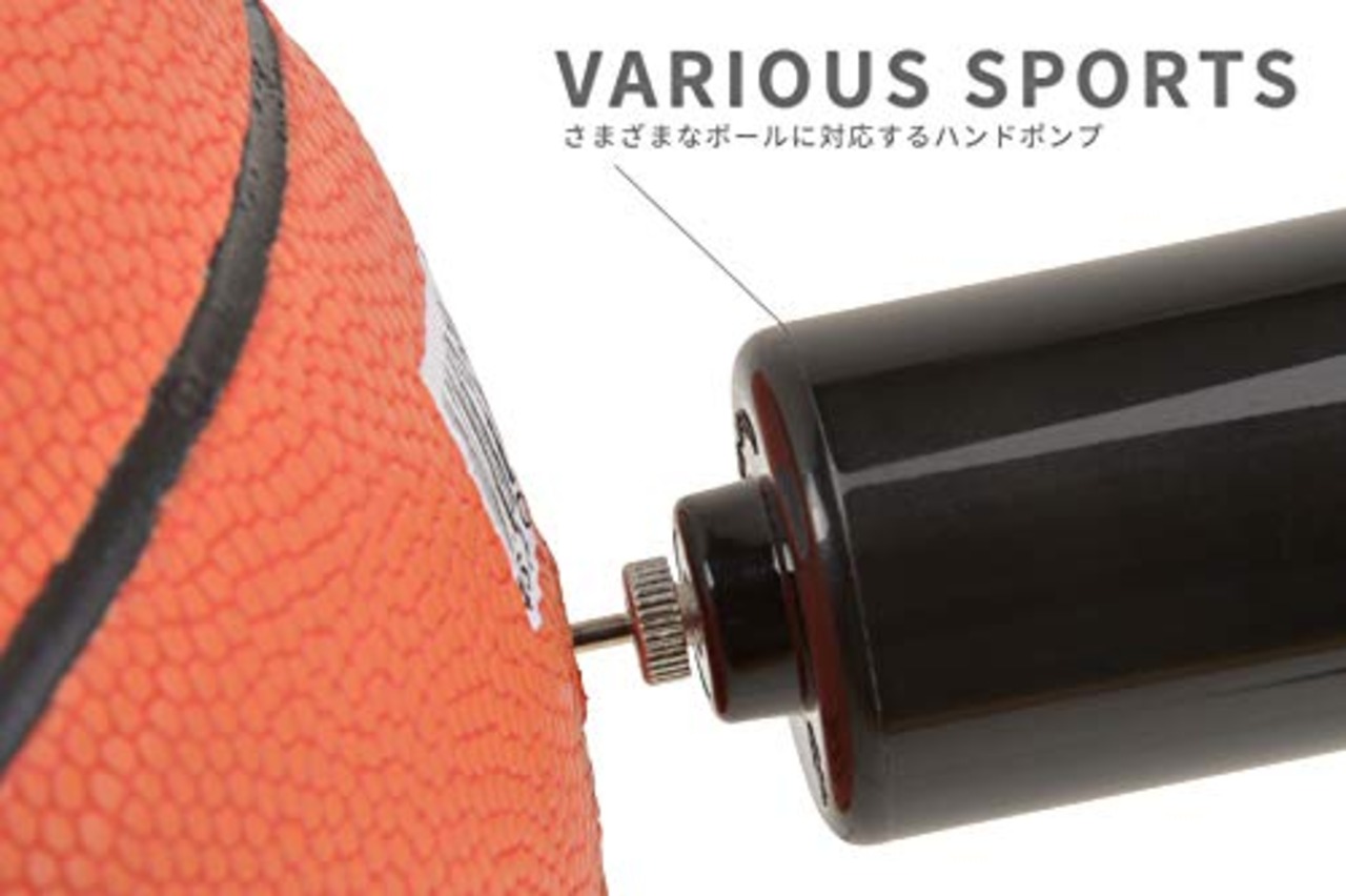 アーチループ(Arch Loop) (ARCH-LOOP) 空気入れ ハンドポンプ ボール ミニ 携帯用 黒 4インチサイズ 46400
