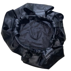 LOEWE black leather hand bag “Nappa Aire”