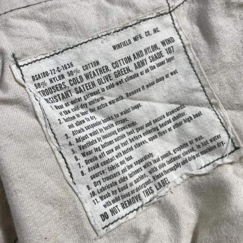 70s アメリカ軍 実物 M65 pants SMALL REGULAR 詳細写真7