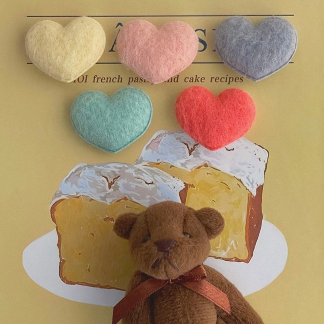 【即納】heart hairpin（５color ）