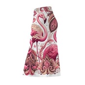 Women's Wrap Fishtail Long Skirt Paisley White 4459