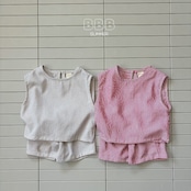 【取寄/韓国直送】BellaBamBina 26/SM ソボル上下セット(ストライプ)|夏服|韓国子供服
