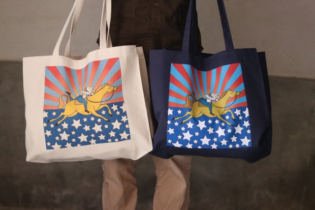 山の耳「午年トートバッグ」