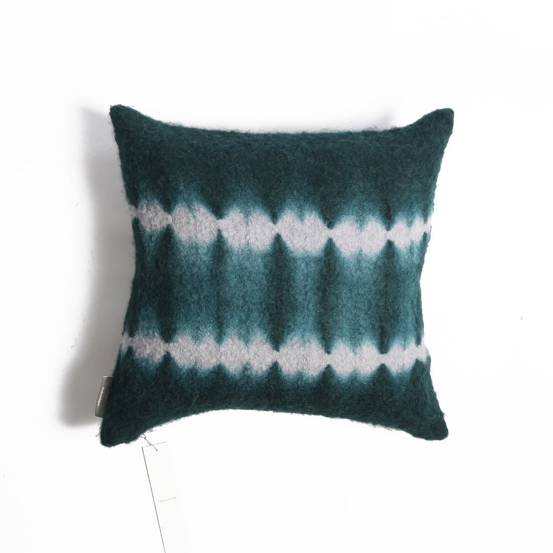 Boucle Nuisuji Shibori アルパカ 45cm角 クッションカバー #5413