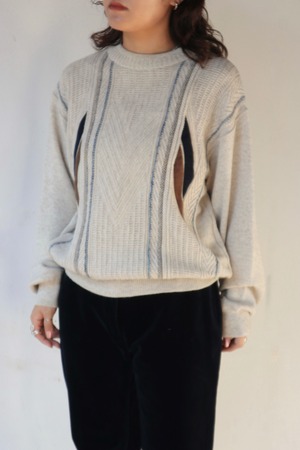 suède knit sweater