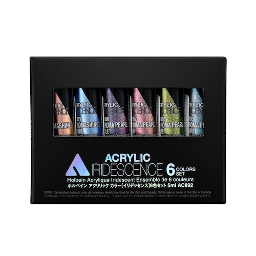 アクリリック カラー [イリデッセンス]  5ml AC892 新色6色セット