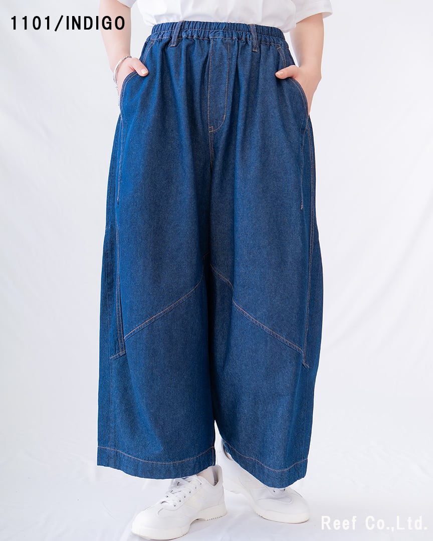 3Dバルーンデニムパンツ】 ST-226022 Brand：mililopiulu | Reef